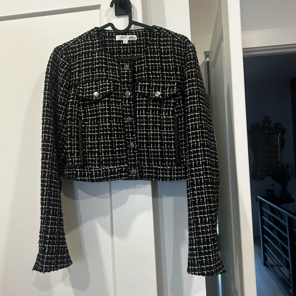 Tocca Black & Metallic Woman’s Jacket